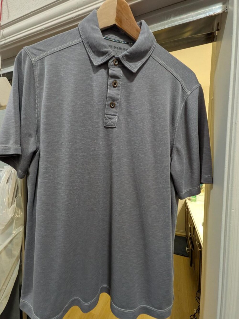 Johnston & Murphy slub polo - Medium